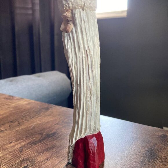 Applause Santa Claus Tall Taper Candle Holder 1994 Holiday Christmas - Picture 5 of 7